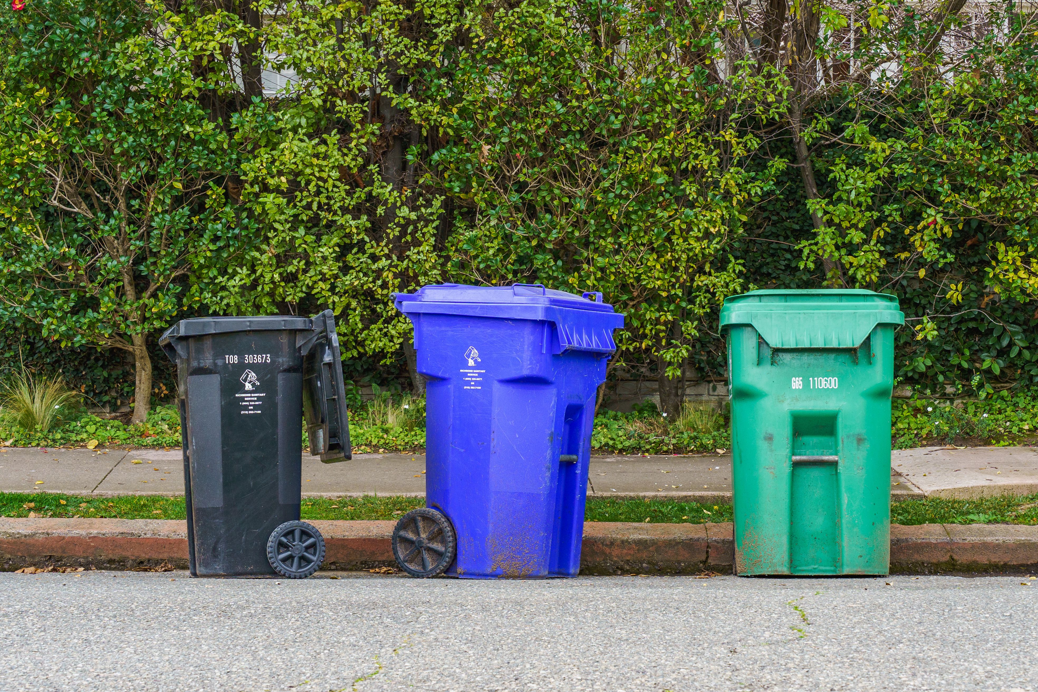 Residential trash bin cleaning service in Katy TX